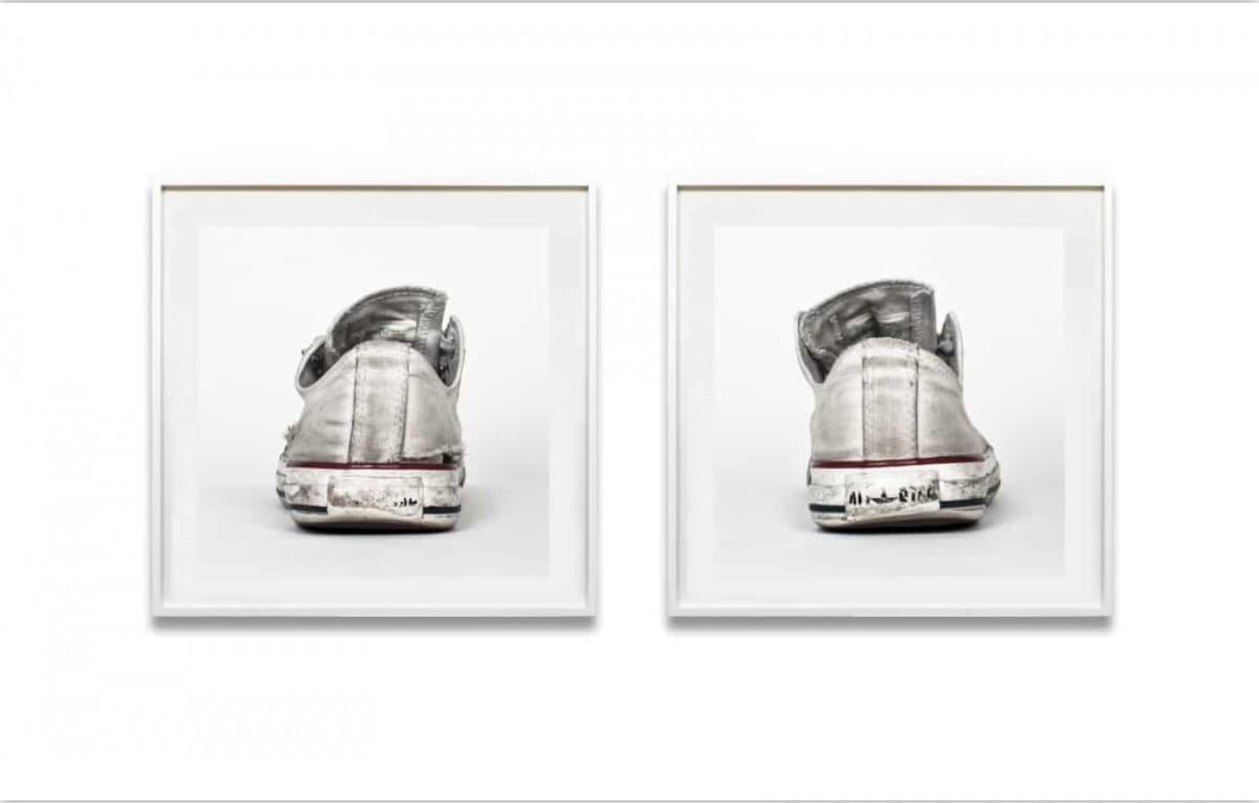 Converse, Silver Lo-Tops is a dynamic C-Type print, sold in this size in an Edition of 12. 

The price listed is for two C-Type prints, which are 30" x 22" in size, and are sold unframed.

This print may be available in more sizes, please contact