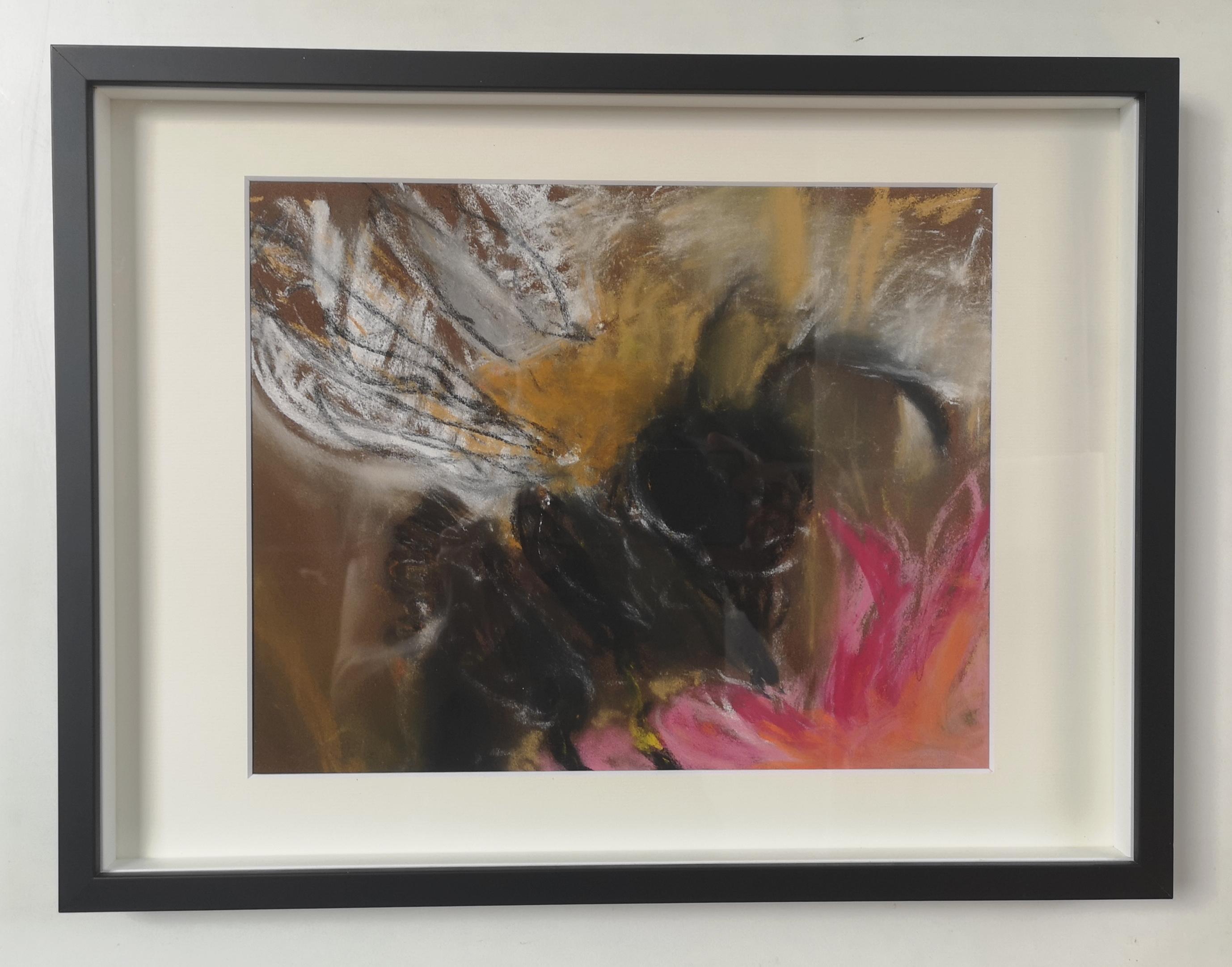 common carder-bee / Bourdon des champs – Painting von Michael Schoch