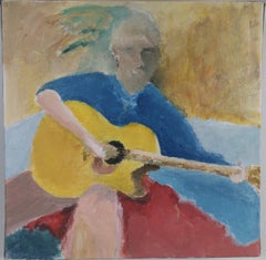 Used Seated boy with guitar