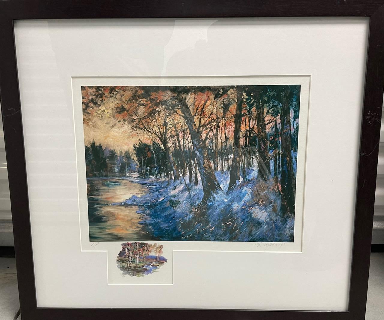 Michael Schofield Landscape Print - The Four Seasons--Winter