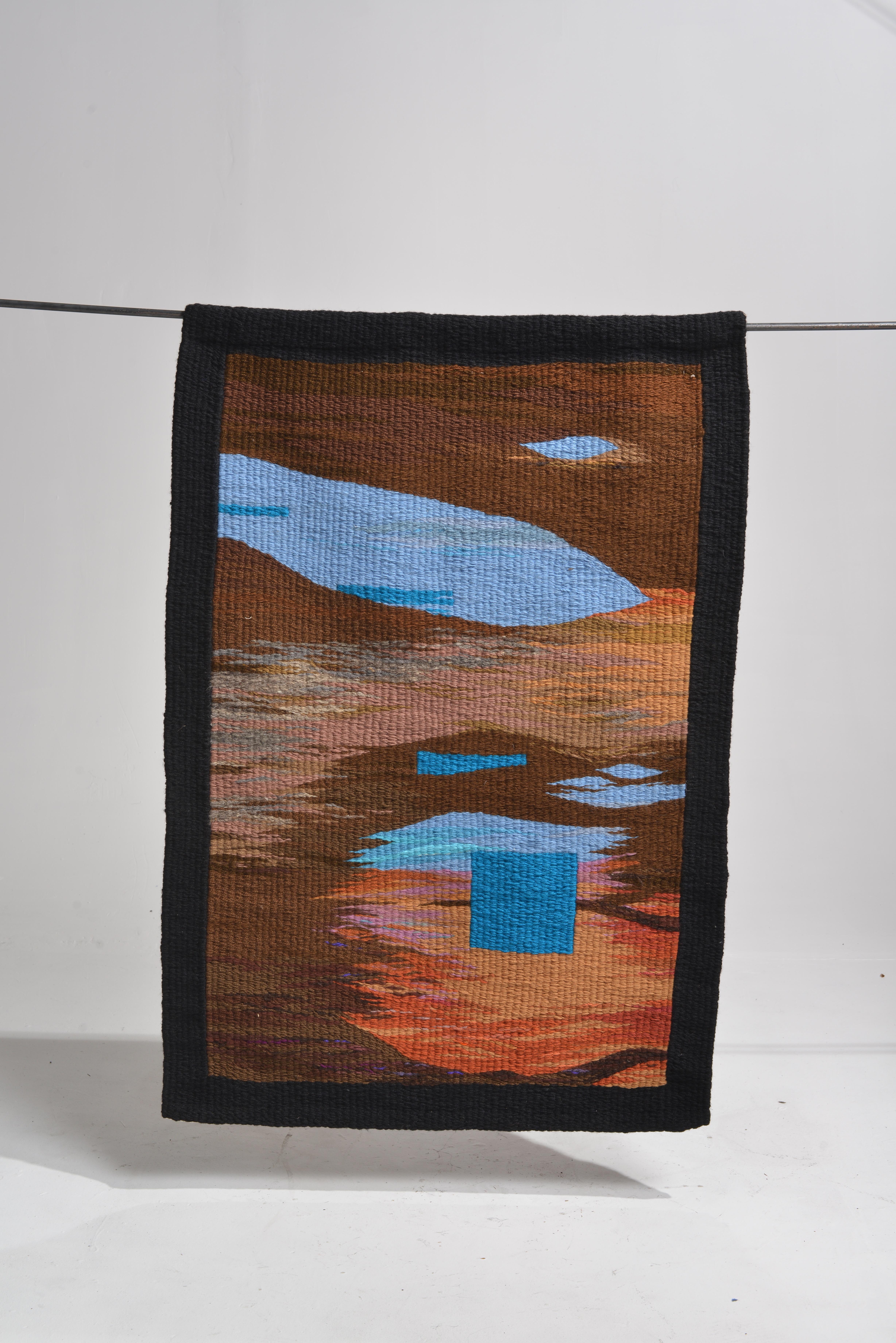 Hand-Woven Michael Schrier Wall Tapestry For Sale