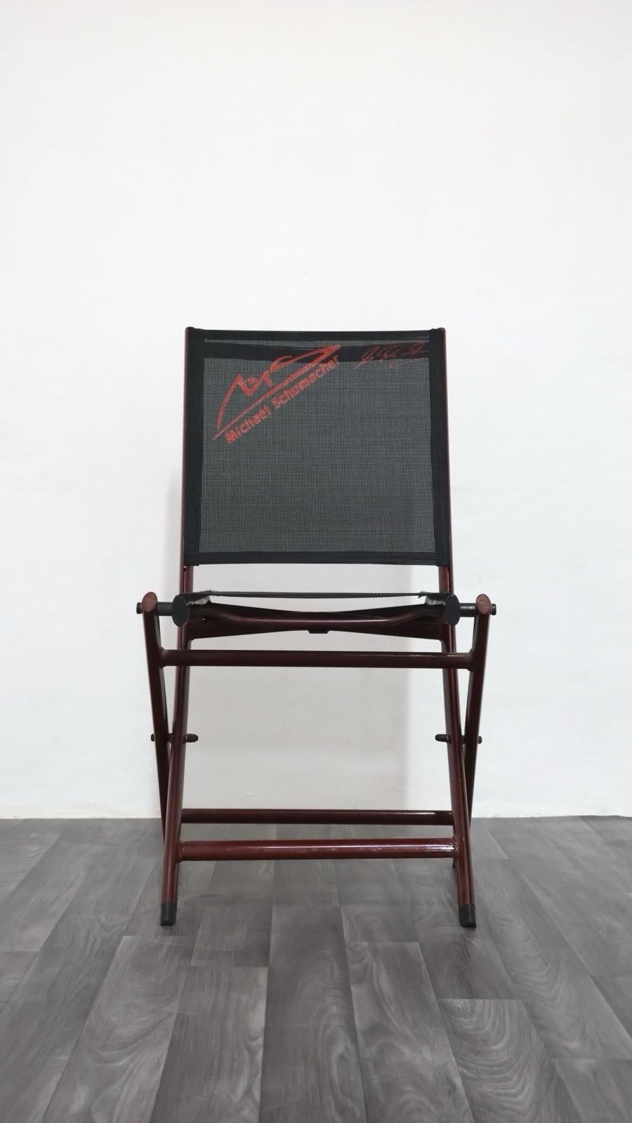 Michael Schumacher Pair Of Folding Chairs Official Merchandise 2000 For Sale 4