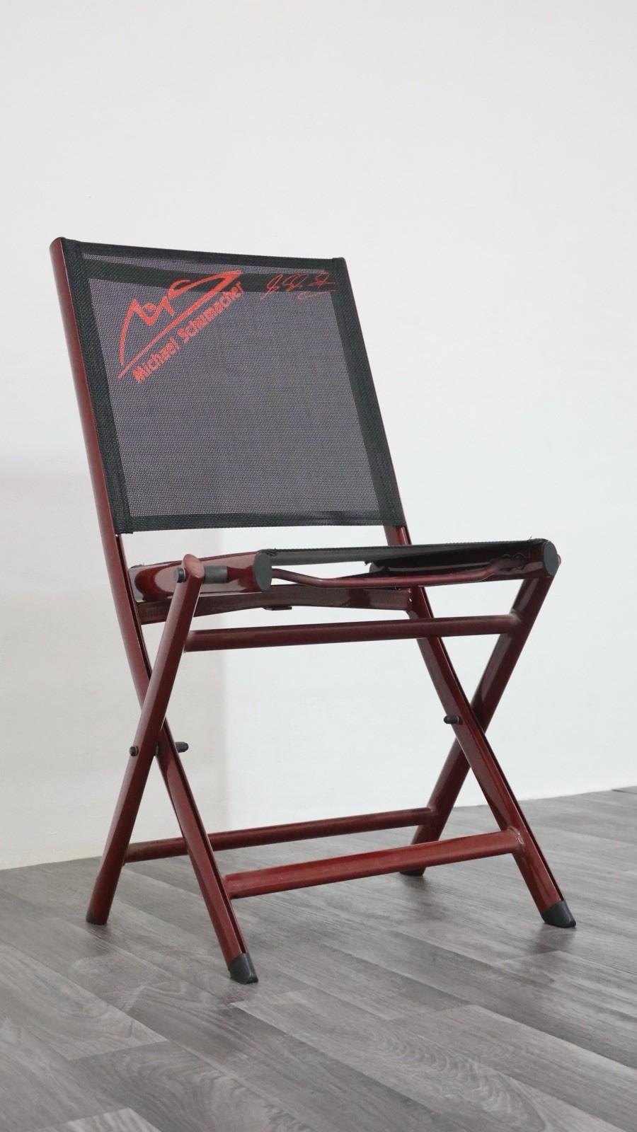 Michael Schumacher Pair Of Folding Chairs Official Merchandise 2000 For Sale 5