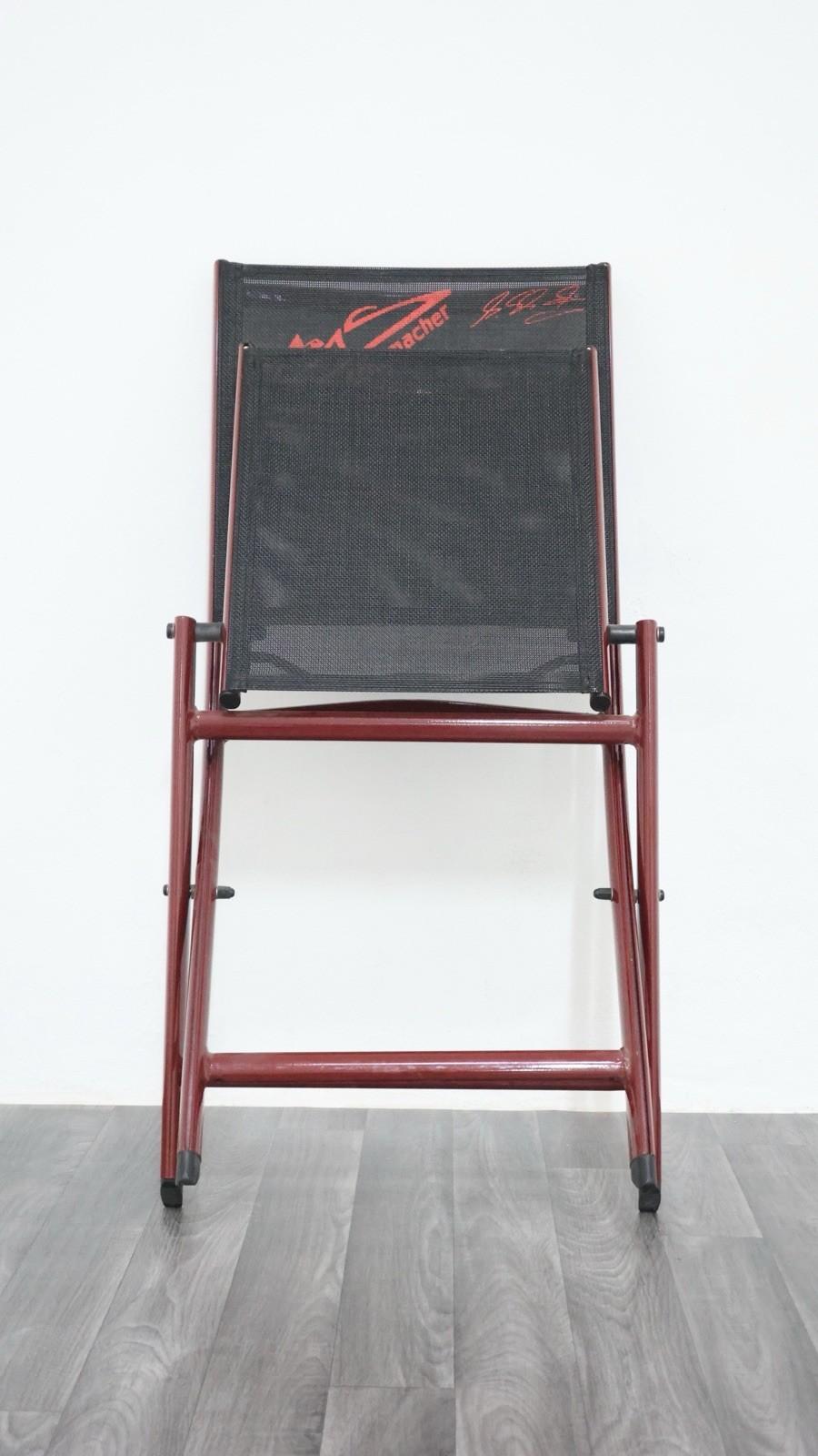 Michael Schumacher Pair Of Folding Chairs Official Merchandise 2000 For Sale 9