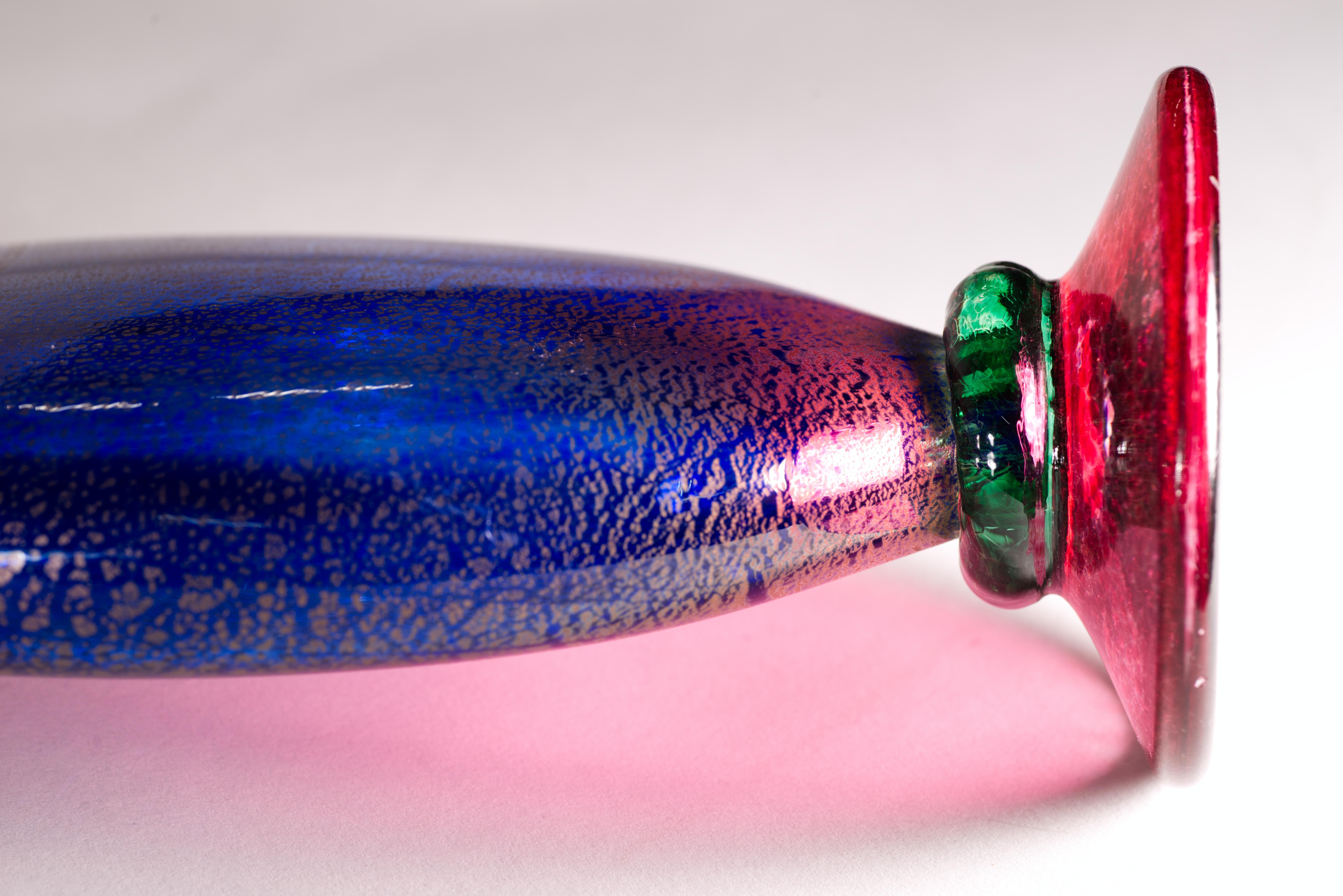 Michael Schunke para Nine Iron Studio Jarrón, American Studio Art Glass, 1995 en venta 3