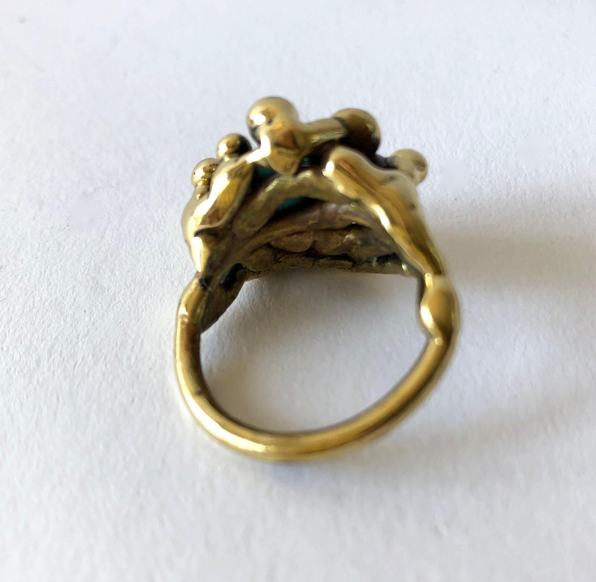 ring fused to man's finger