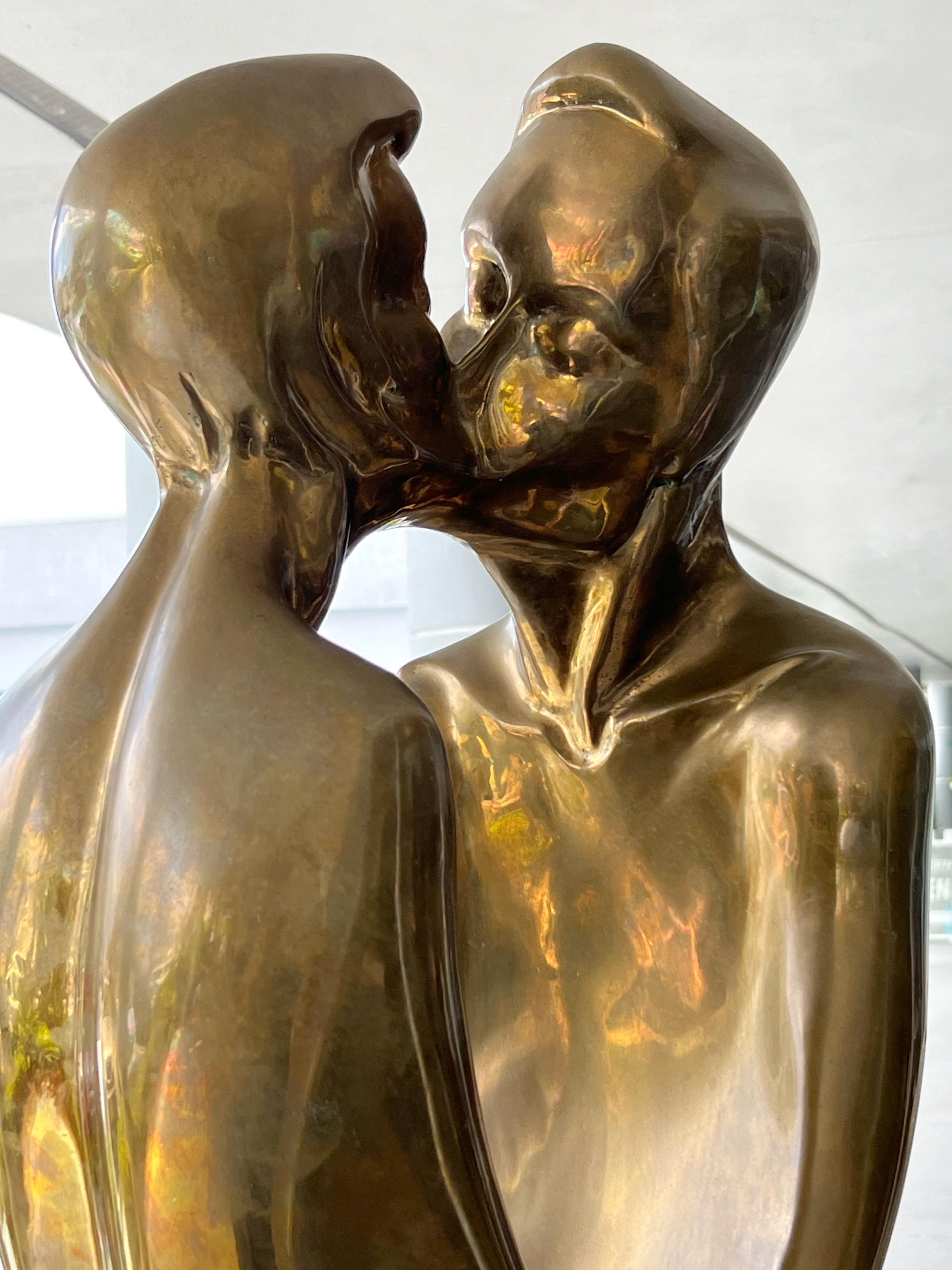 Michael Shacham Large Bronze Sculpture, 1981 For Sale 4