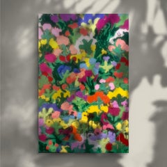 Eternal Garden - Abstract, Painting on Canvas 24 x 36 inches