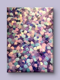 Purple Haze - Abstract, Painting on Canvas 30x 24 inches