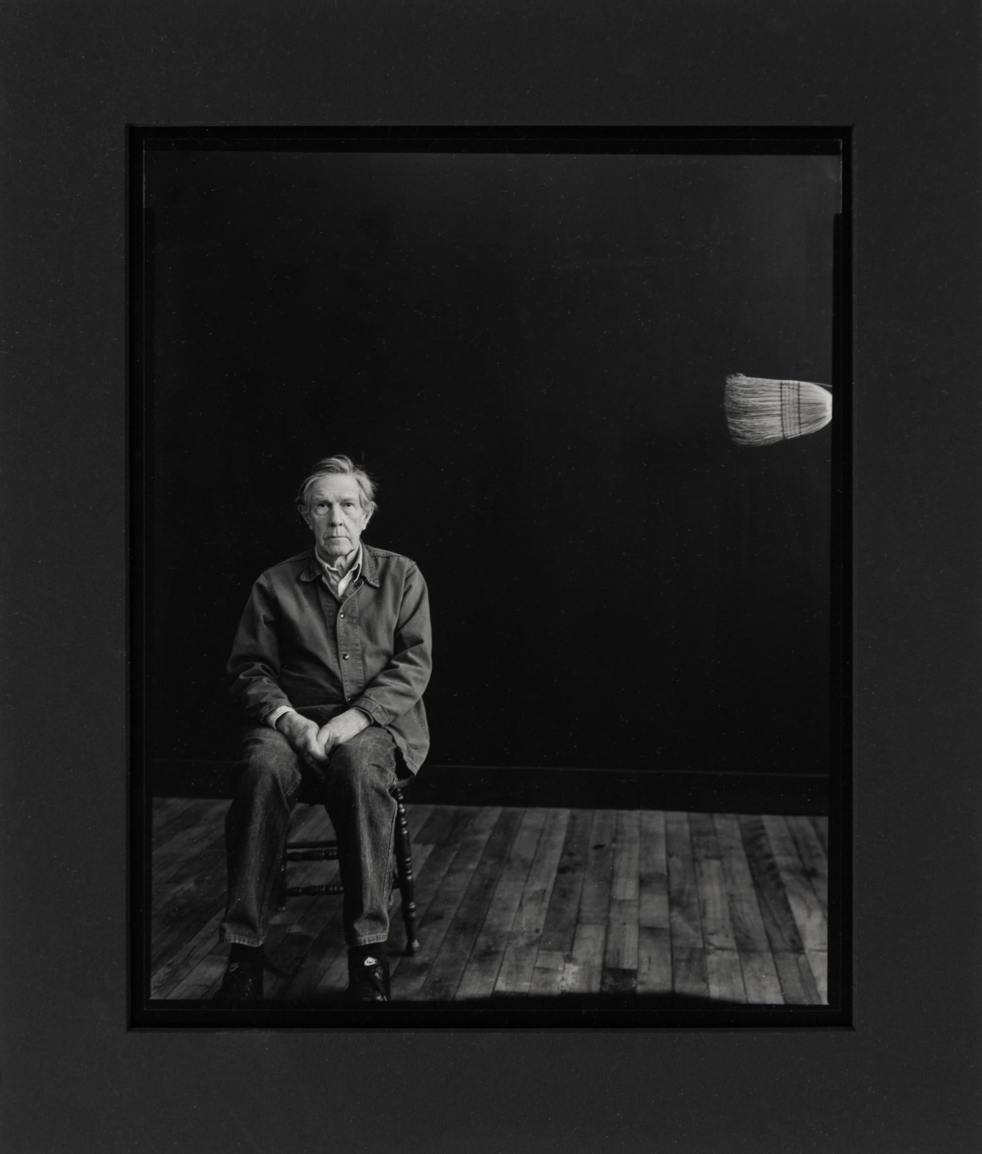 John Cage—Escape the Frame - Contemporary Photograph by Michael Silver