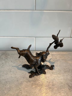 Michael Simpson Springer & Woodcock Solid Bronze Signed Sculpture 1 Edition/200