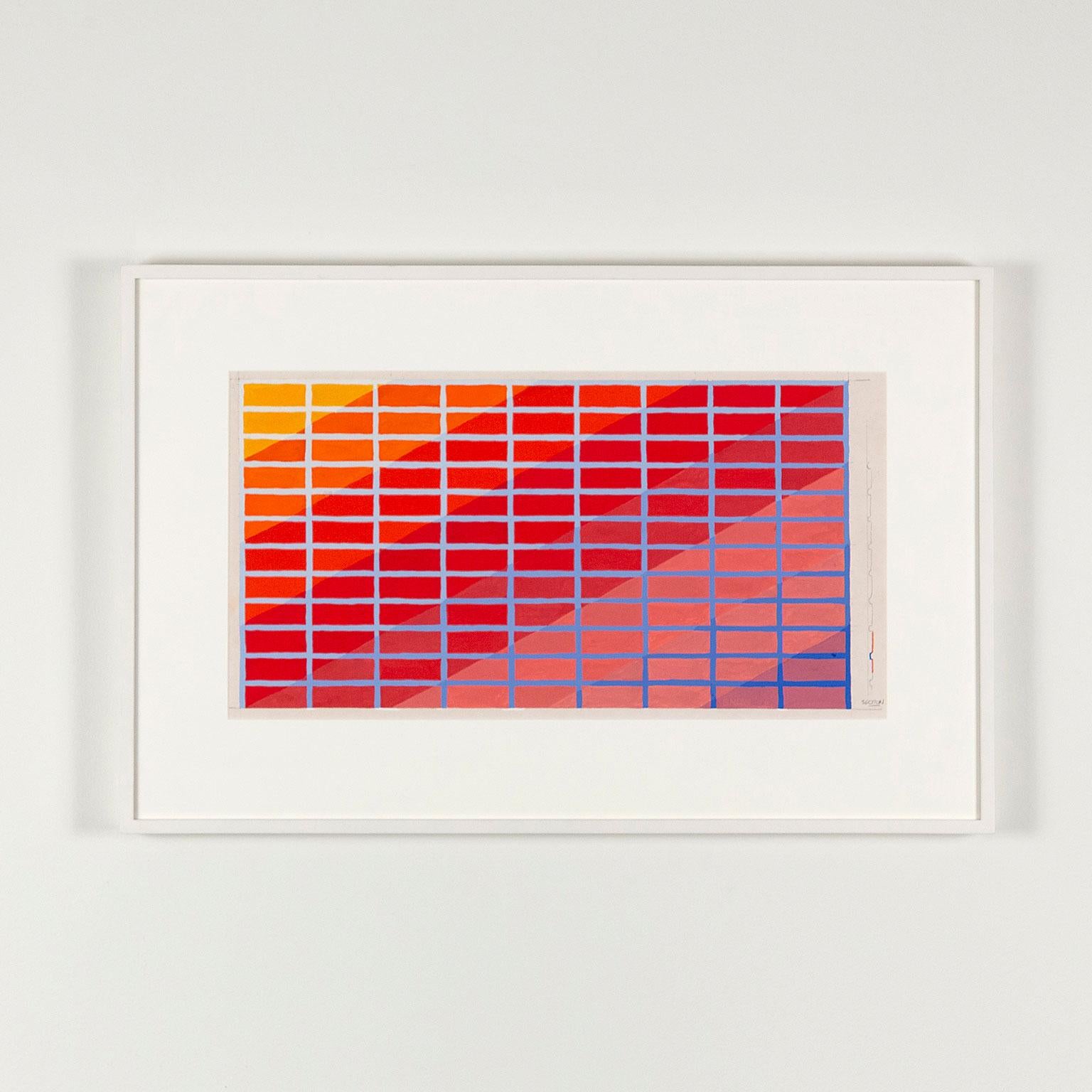 Abstract Painting di Michael Snow - Schizzo di arazzo senza titolo