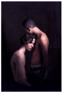 Resting Heads (Tender Moment, Embrace  Between Two Young Gay Men)