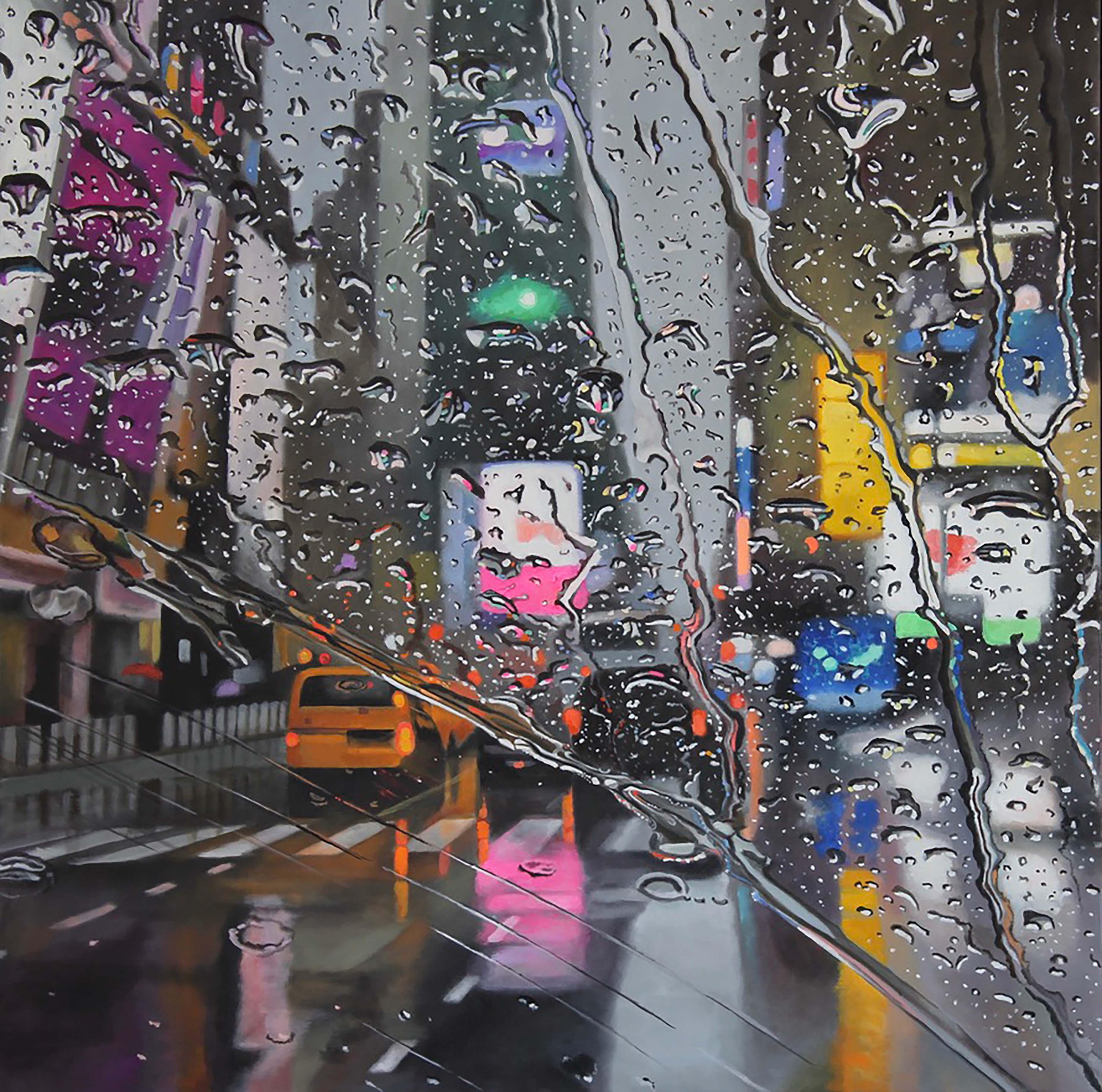 Michael Steinbrick Only a Fall of Rain Contemporary realism oil
