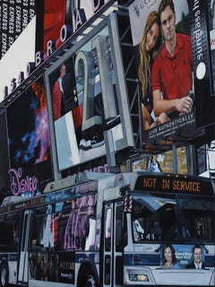 Forever 21 - NYC Cityscape oil painting modern Artwork photo realism surrealism 