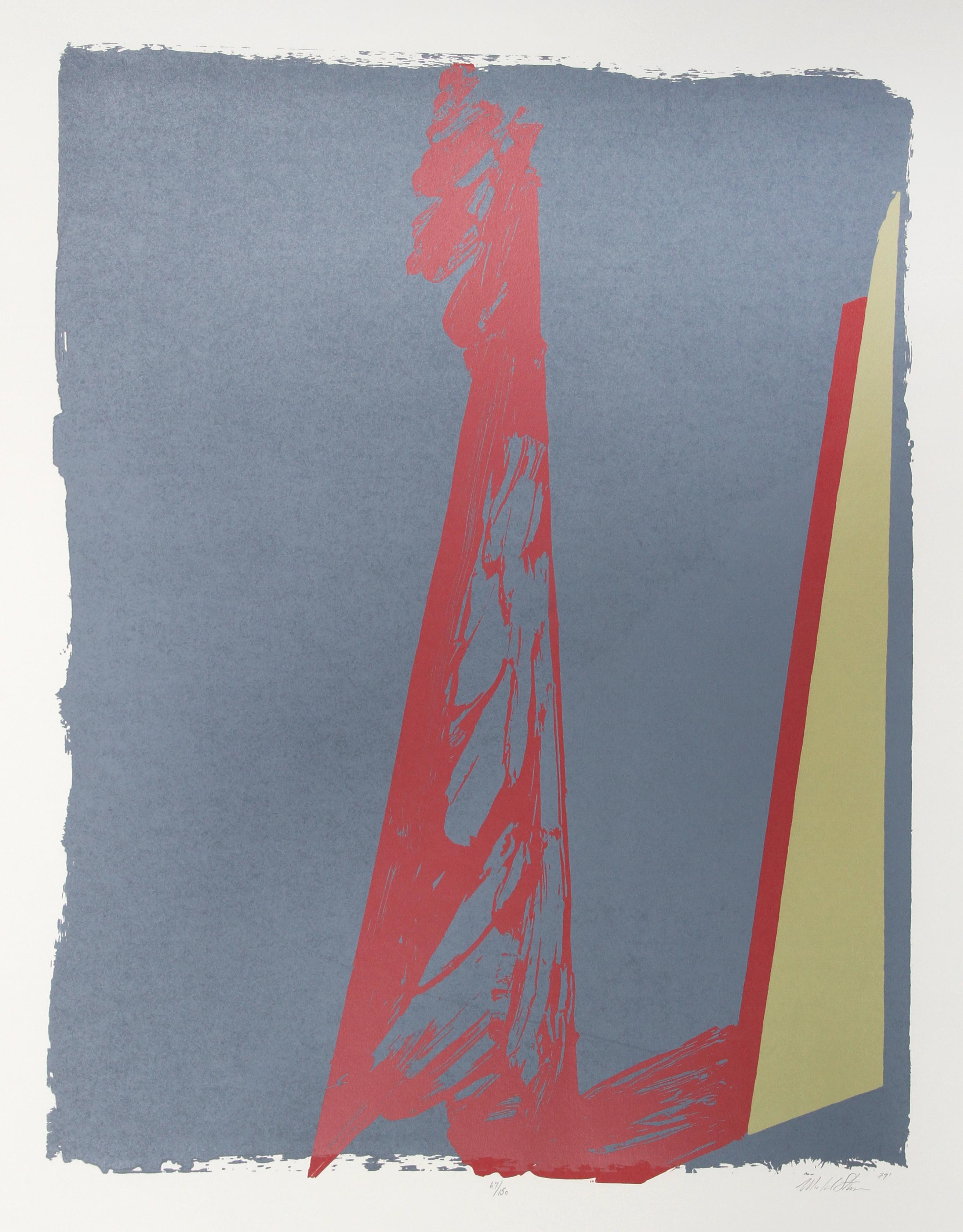 Abstract expressionist print by American artist Michael Steiner, who is most commonly known for his large scale sculptures. 

Oxos II
Michael Steiner, American (1945)
Date: 1979
Screenprint, Signed and Numbered in Pencil
Edition of 150
Size: 50 in.