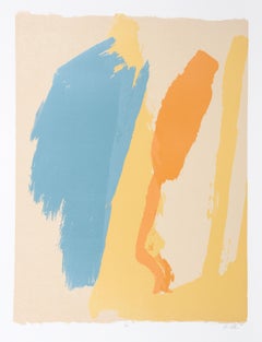 Large Abstract Expressionist Silkscreen by Michael Steiner