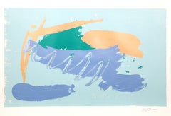 Untitled 11, Signed Abstract Screenprint by Michael Steiner
