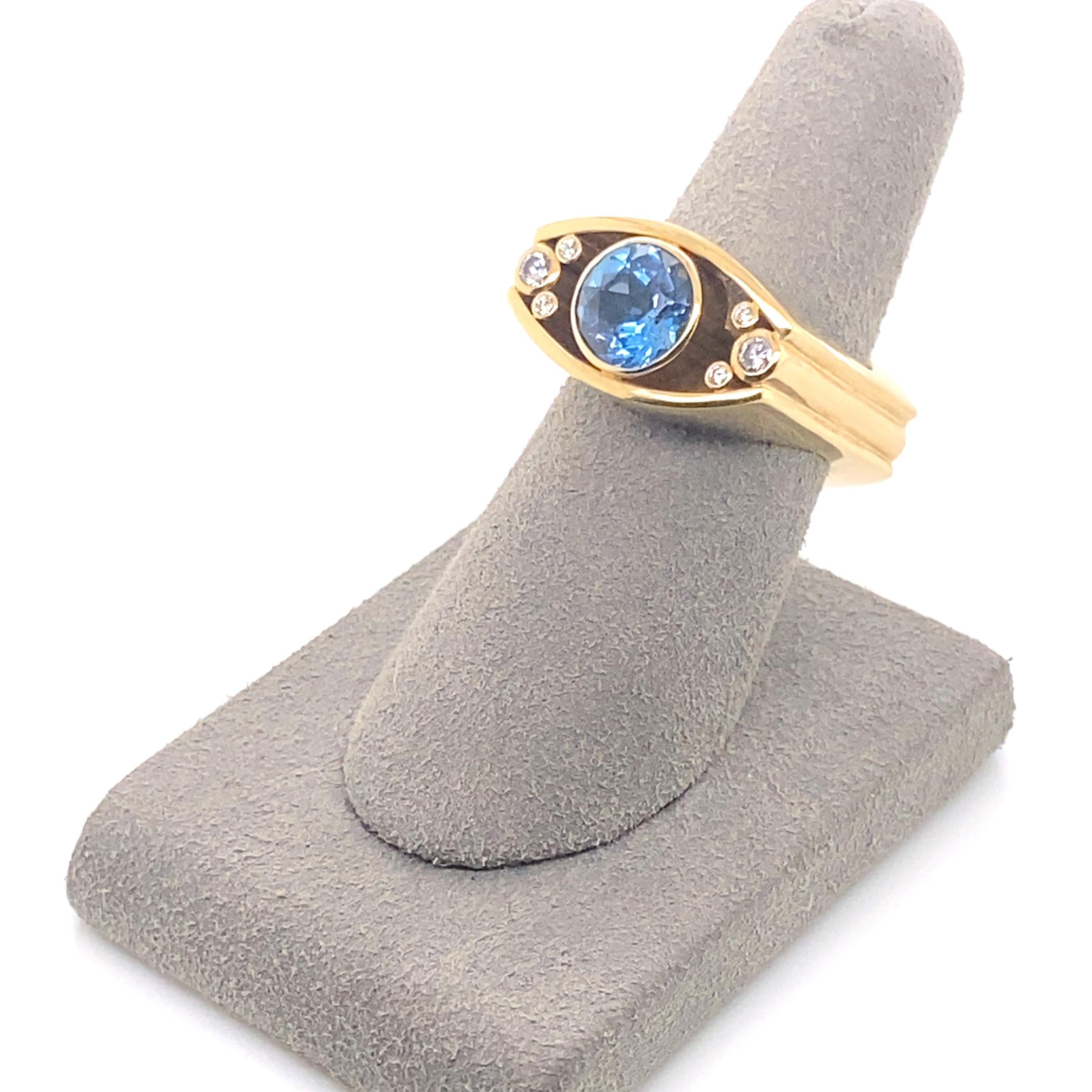 Women's Michael Sugarman Aquamarine Ring