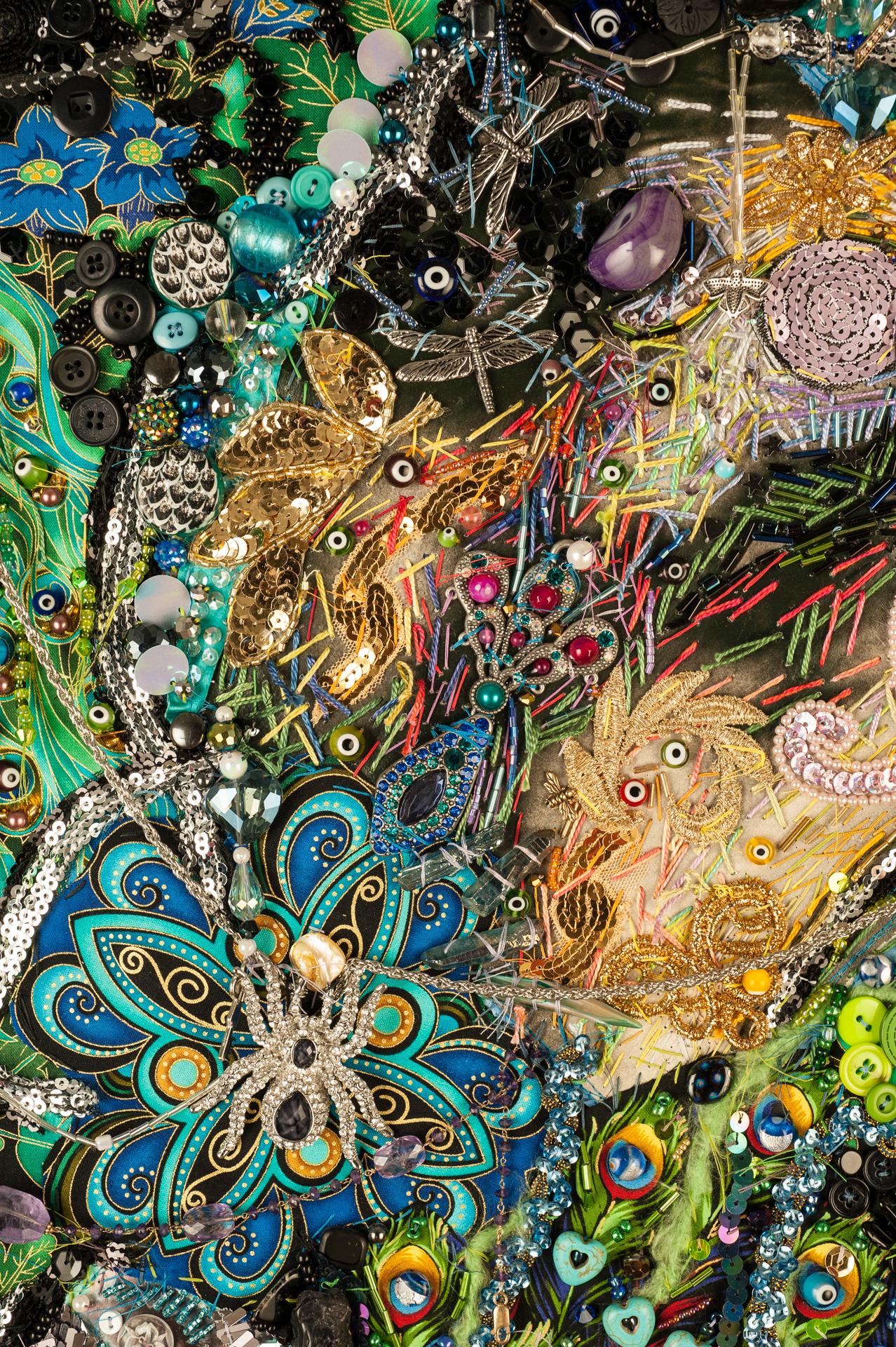Textile painting: 