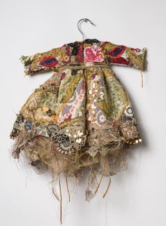 Sculpture textile : "La fille de Rumplestiltskin".