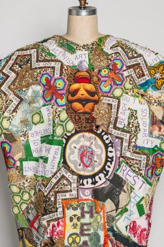 Textile wearable art : "Priestessing the Work of Heal's" (prêcher le travail de guérison)