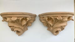 Michael Taylor Soportes de pared de hoja de acanto natural, pareja nº 2