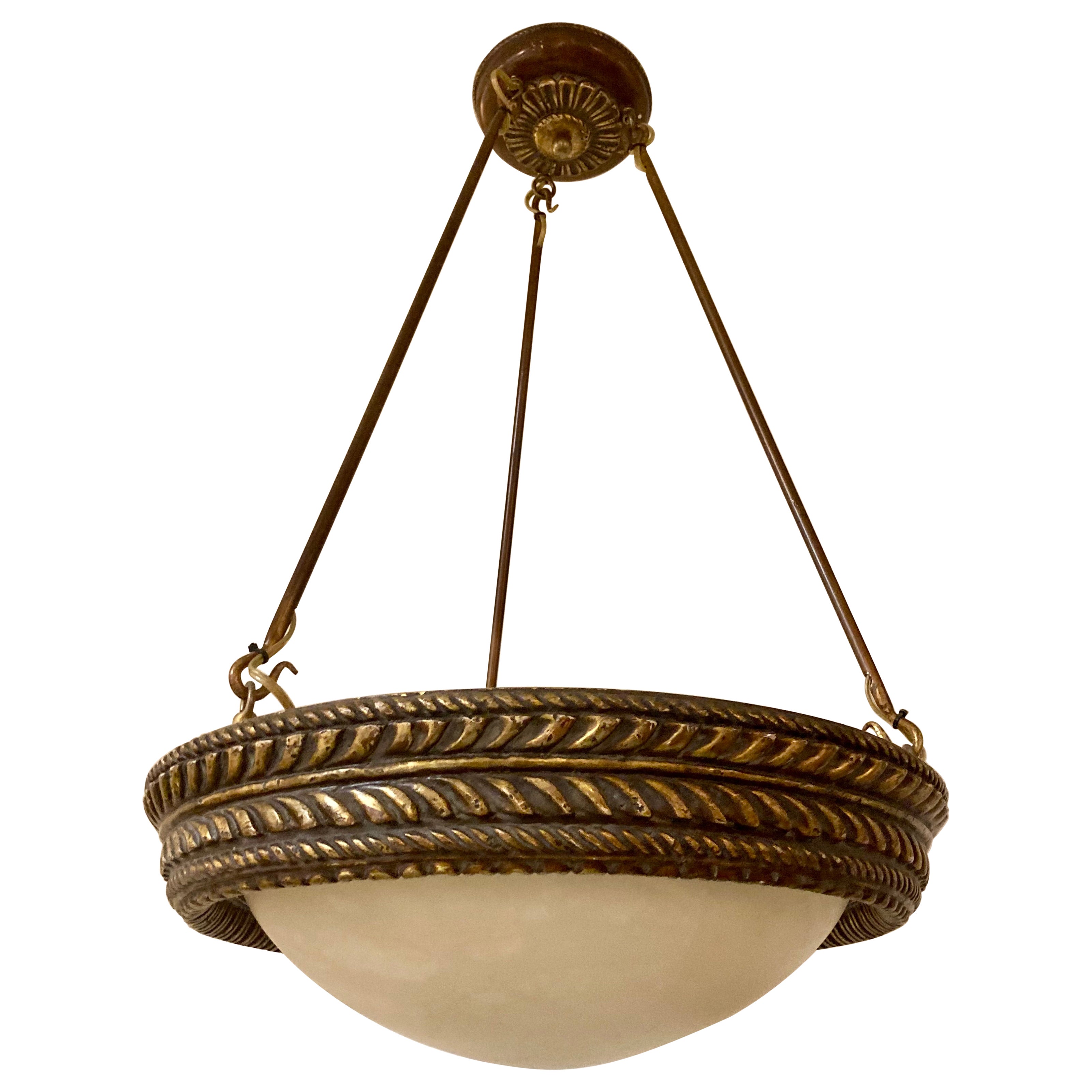 Michael Taylor Alabaster Ceiling Fixture With Stationary Rods #2