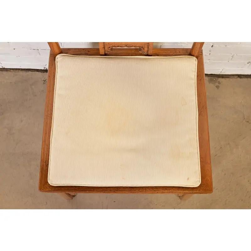 Michael Taylor Baker Furniture Far East Collection Dining Chairs, Set of Four For Sale 1