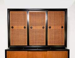 Michael Taylor Baker Furniture New World Collection Two-Piece Credenza Cabinet