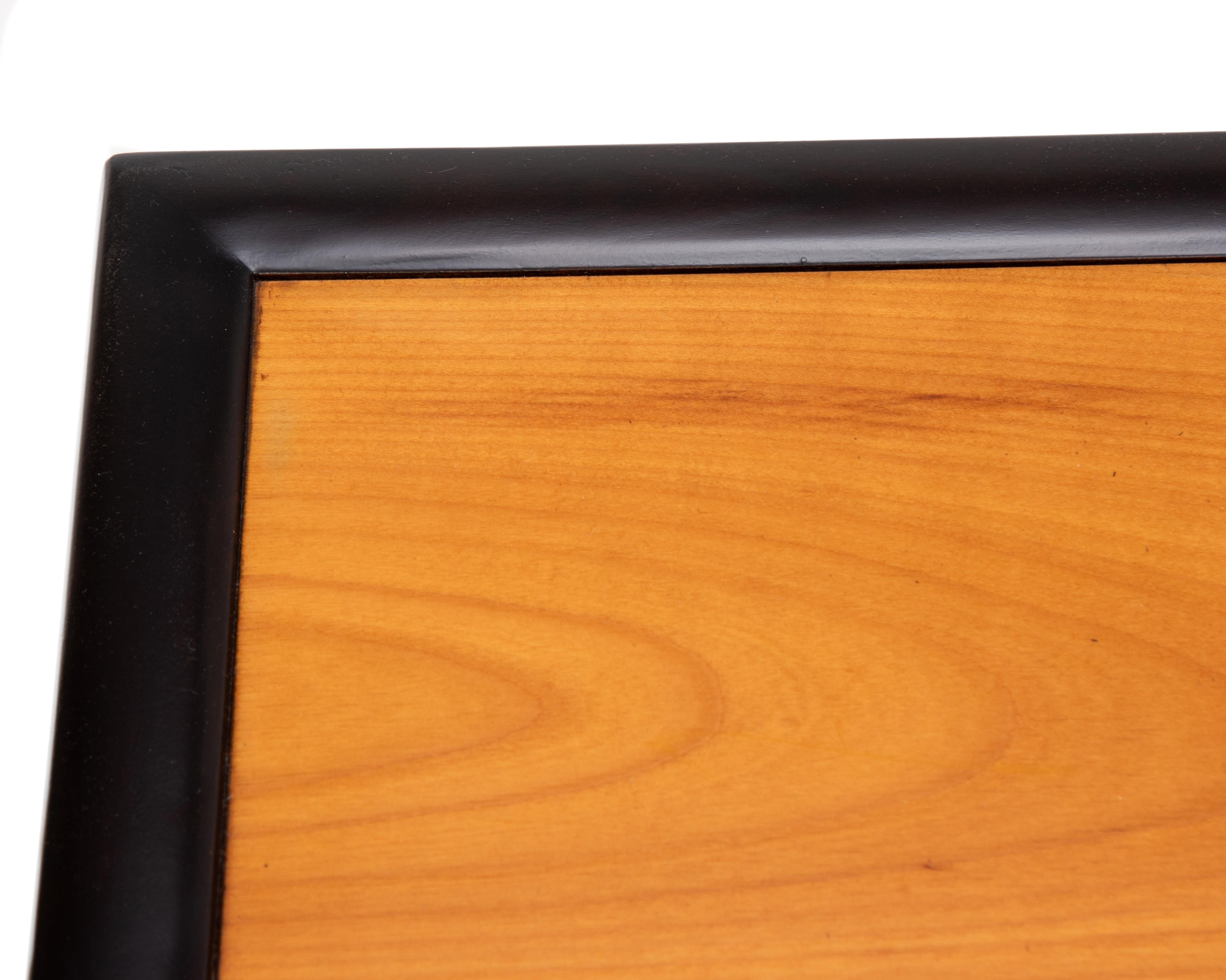 Michael Taylor Baker Möbel New World Collection Two Tone End Table 1950s im Angebot 4