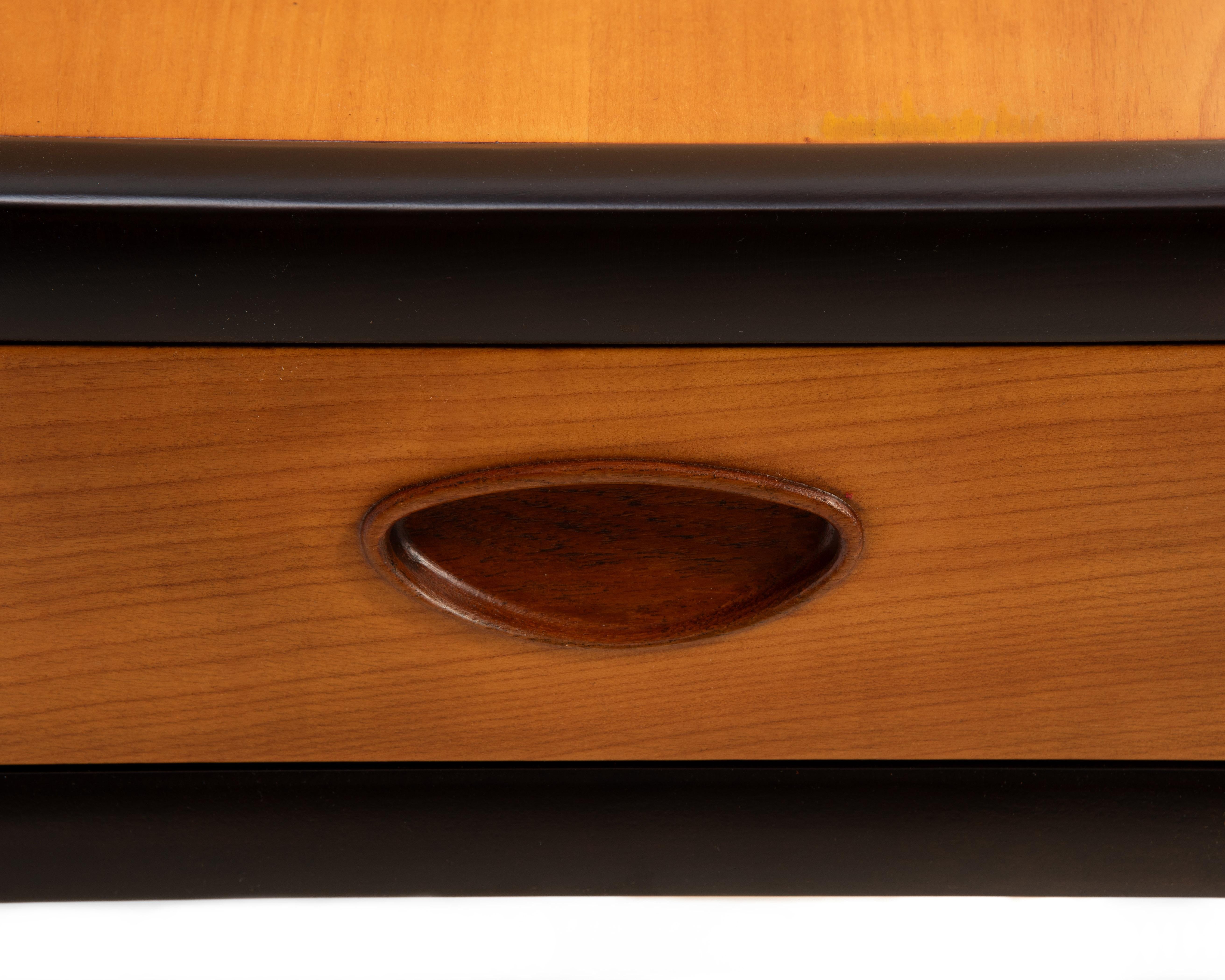 Michael Taylor Baker Möbel New World Collection Two Tone End Table 1950s im Angebot 7