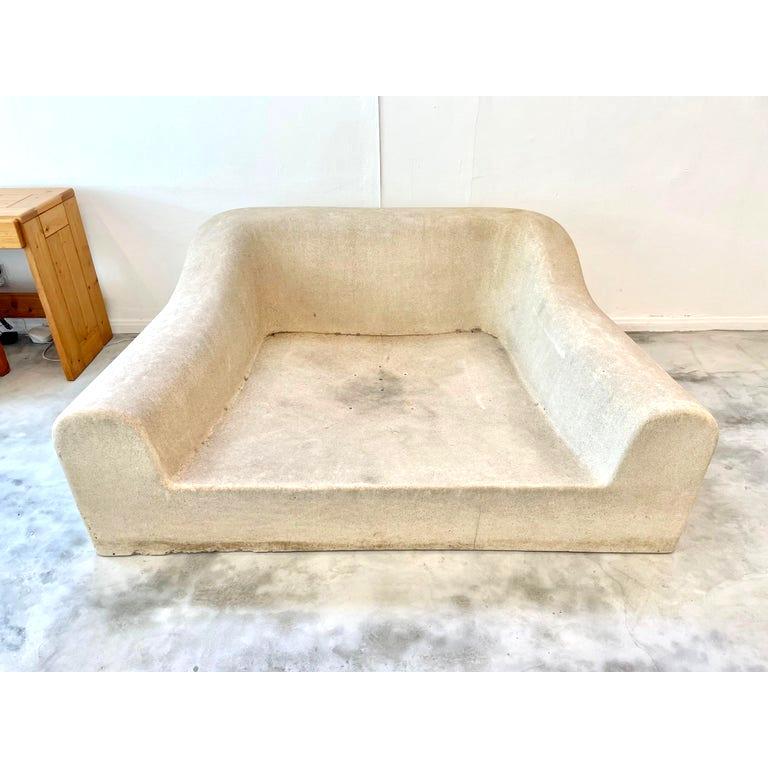 Michael Taylor Concrete and Resin Outdoor Furniture Set, 1970s USA 1
