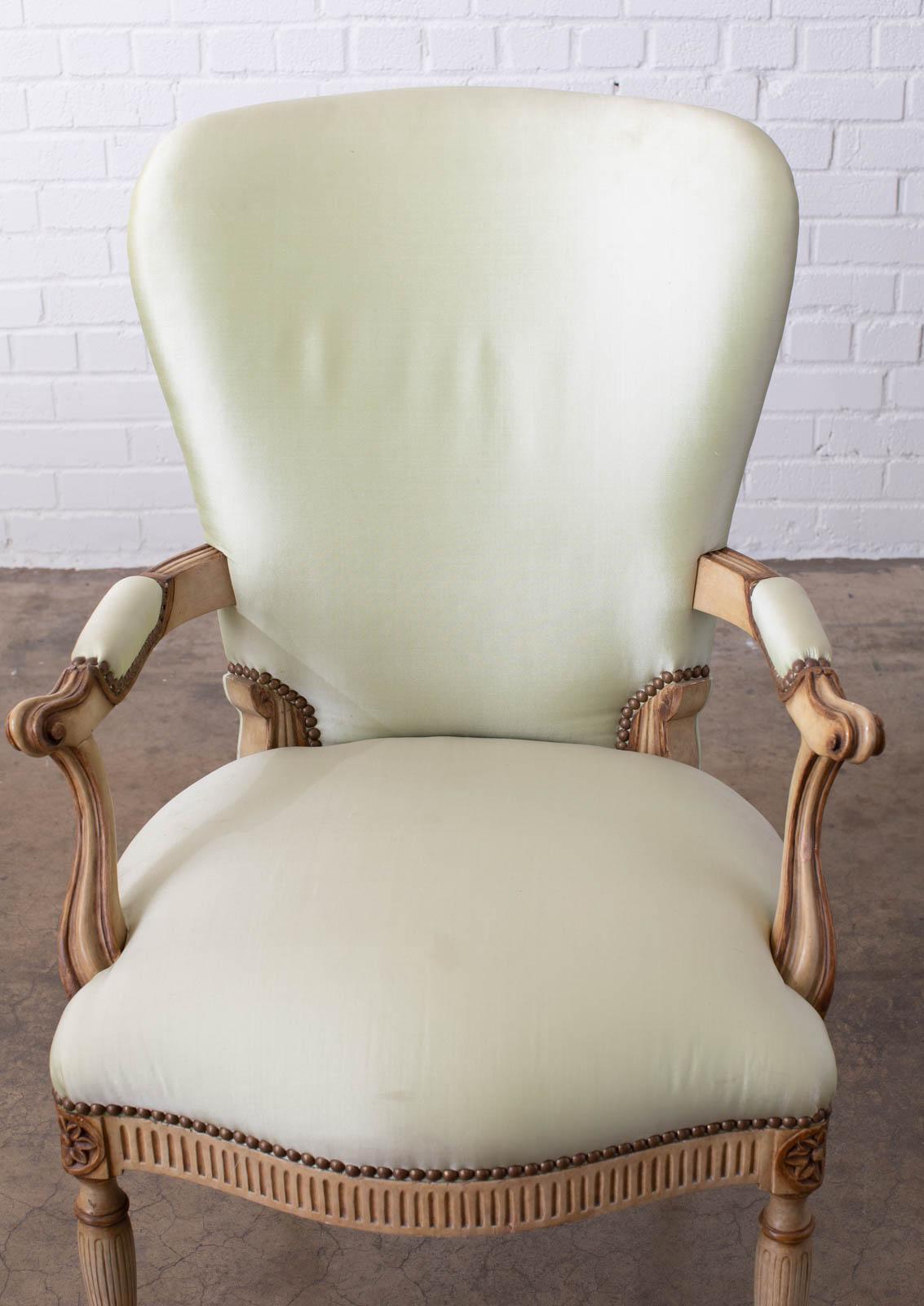 American Michael Taylor Design French Style Fauteuil Armchair
