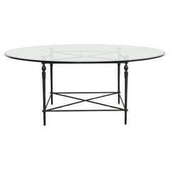 Mesa de comedor neoclásica Montecito de Michael Taylor Design