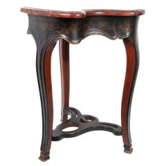 Michael Taylor Designs Console / Side Table Antique Chinoiserie Painted Style