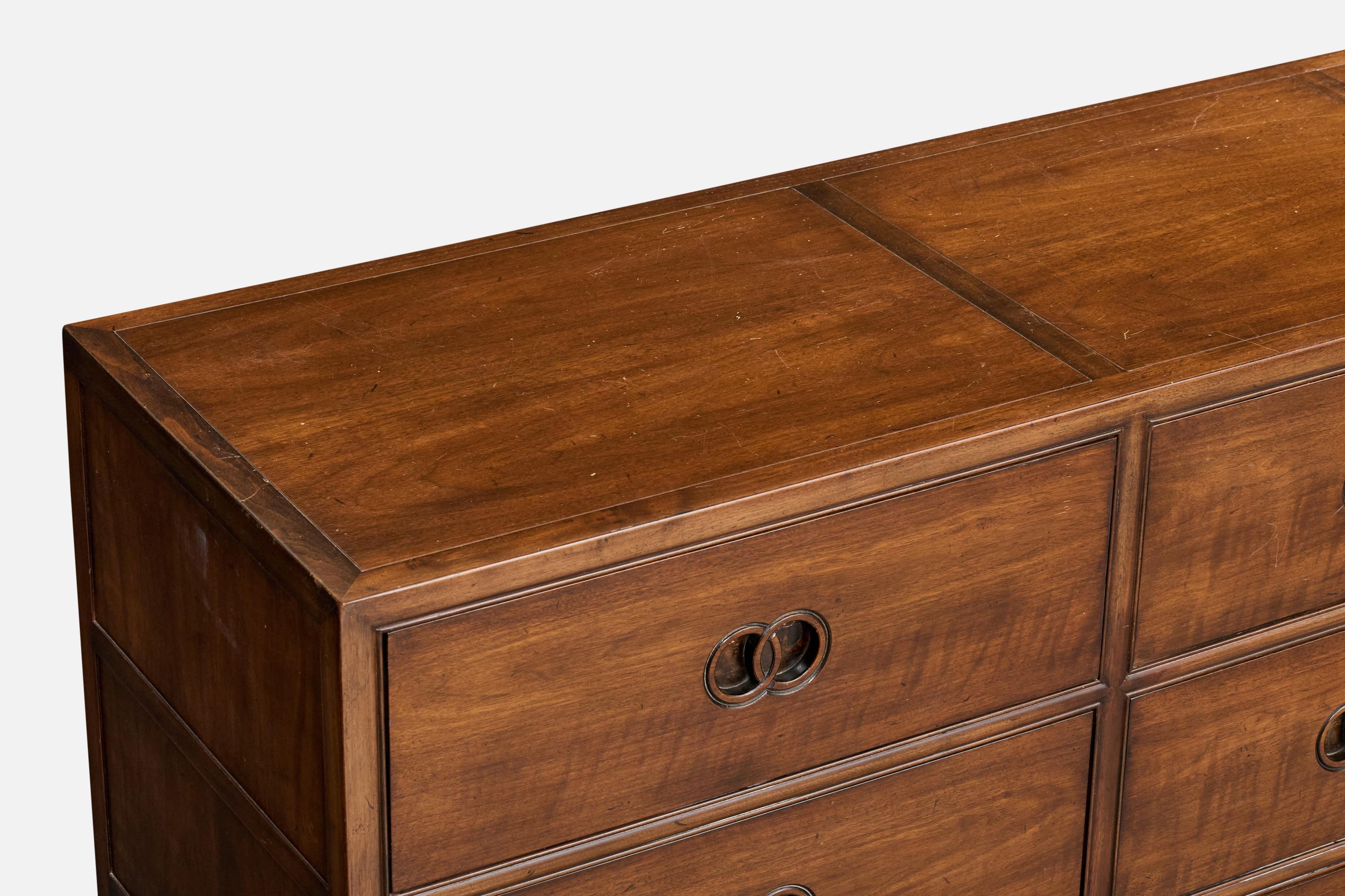 Michael Taylor, Comò, Mogano, USA, anni '60 In condizioni discrete in vendita a High Point, NC