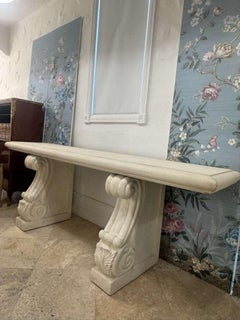 Michael Taylor Faux Stone Continental Console