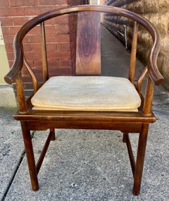 Michael Taylor for Baker Asian Inspired Horseshoe Back Single Chair
