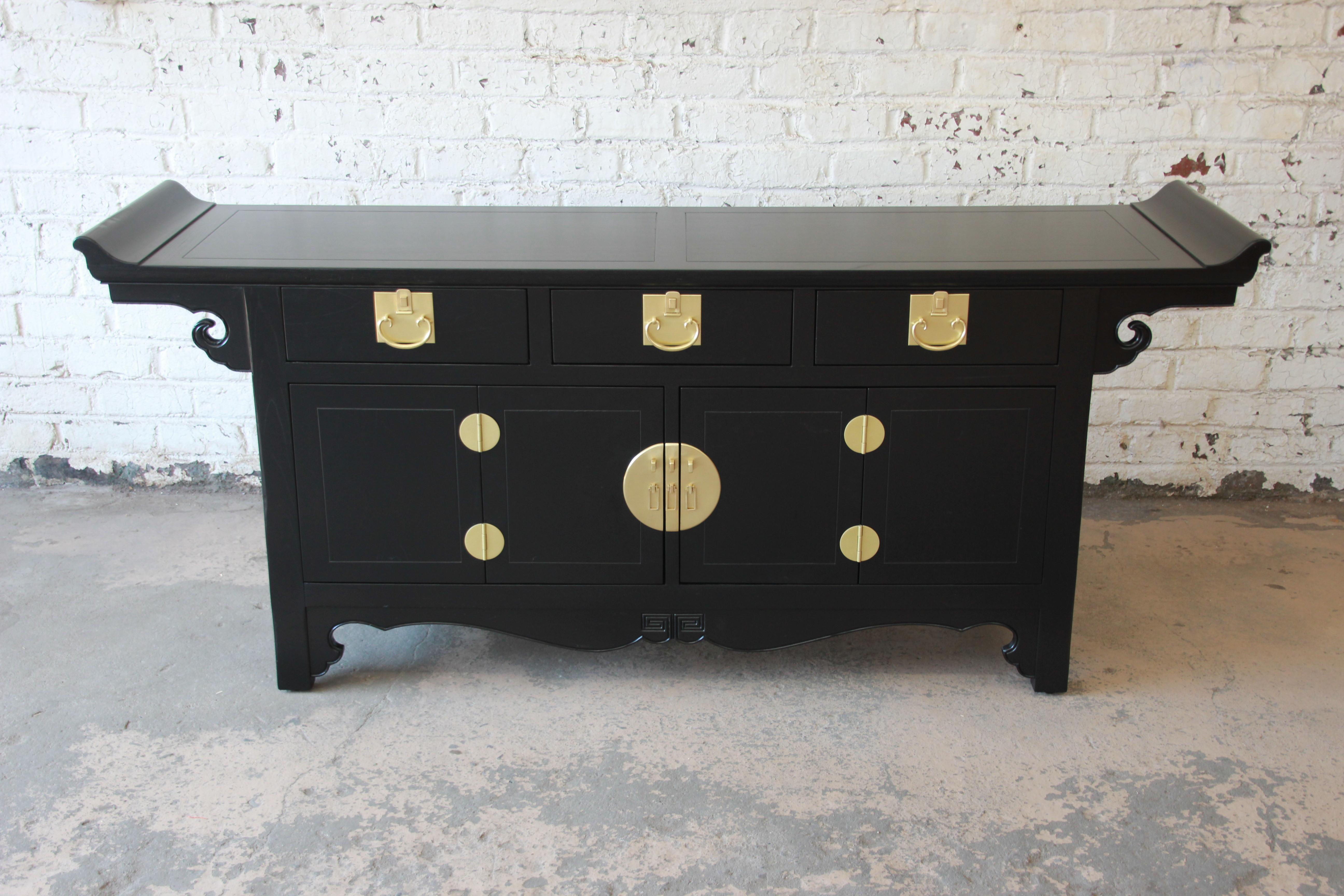 Mid-20th Century Michael Taylor for Baker Far East Collection Chinoiserie Sideboard Credenza