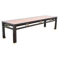Michael Taylor for Baker Far East Collection Coffee Table, Newly Refinished