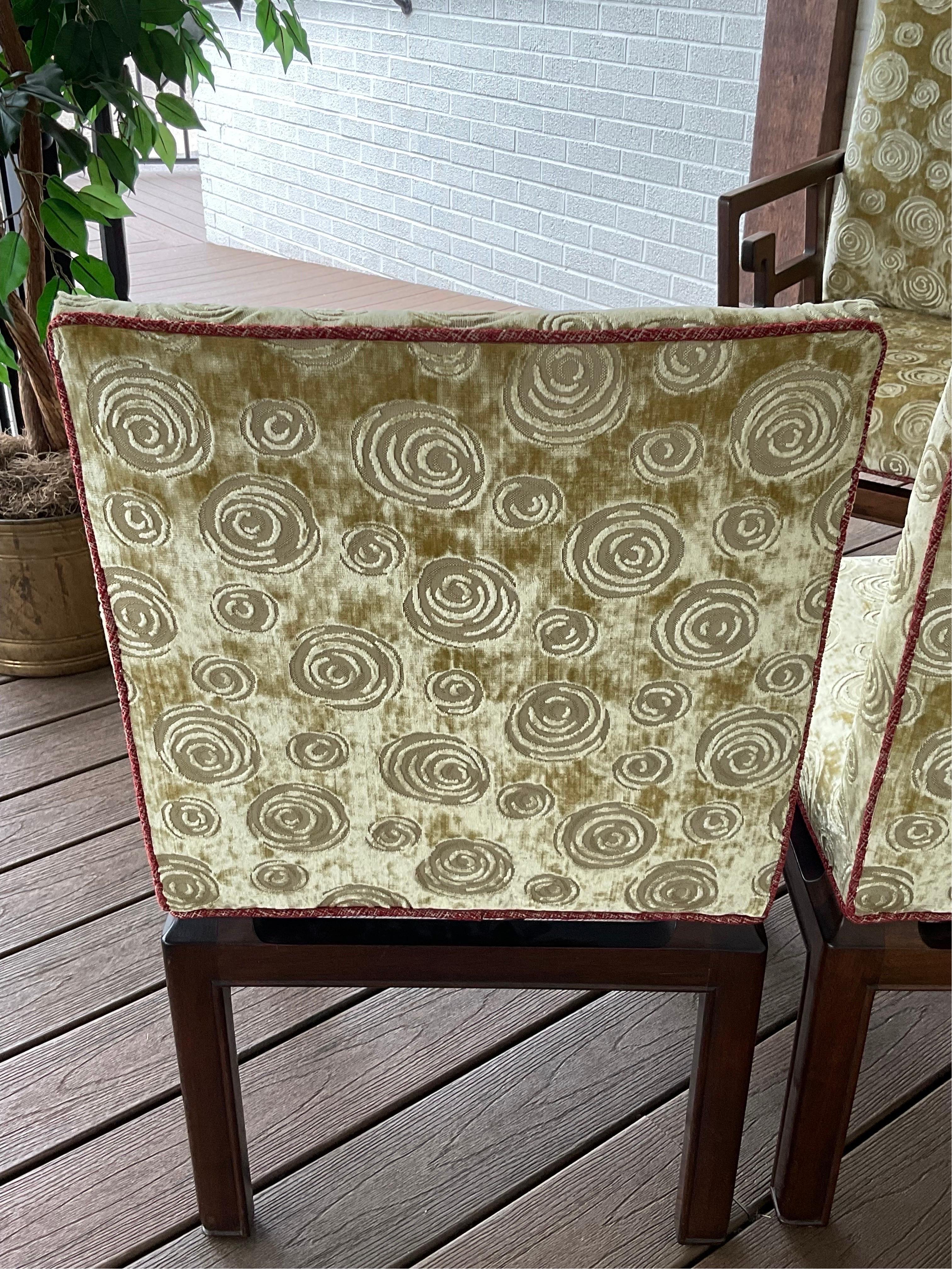 Michael Taylor für Baker, Far East Collection Esszimmerstühle, 6-teilig im Angebot 4