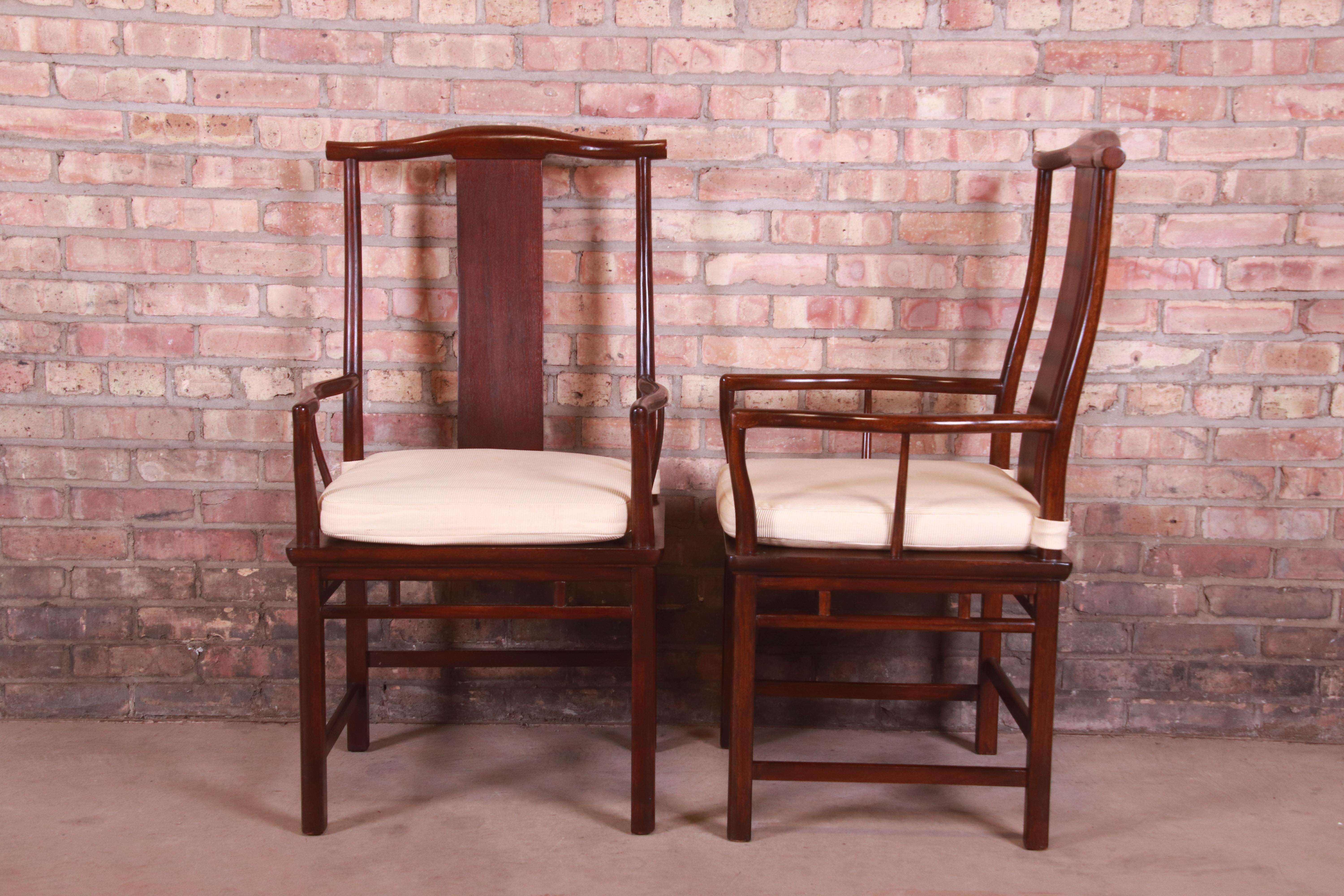 Michael Taylor for Baker Far East Collection Dining Chairs, Set of Eight 5