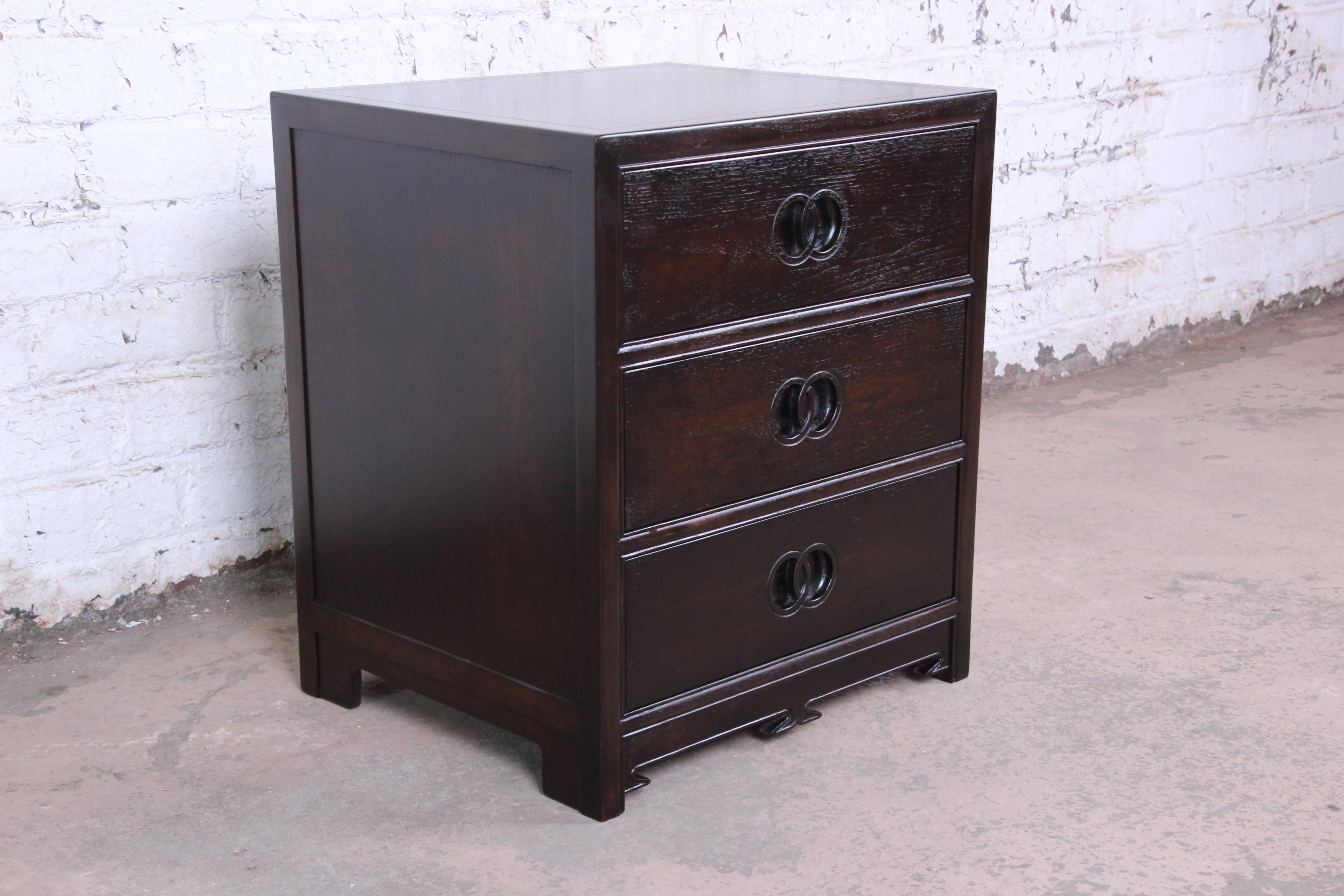 Chinoiserie Michael Taylor for Baker Far East Collection Three-Drawer Chest