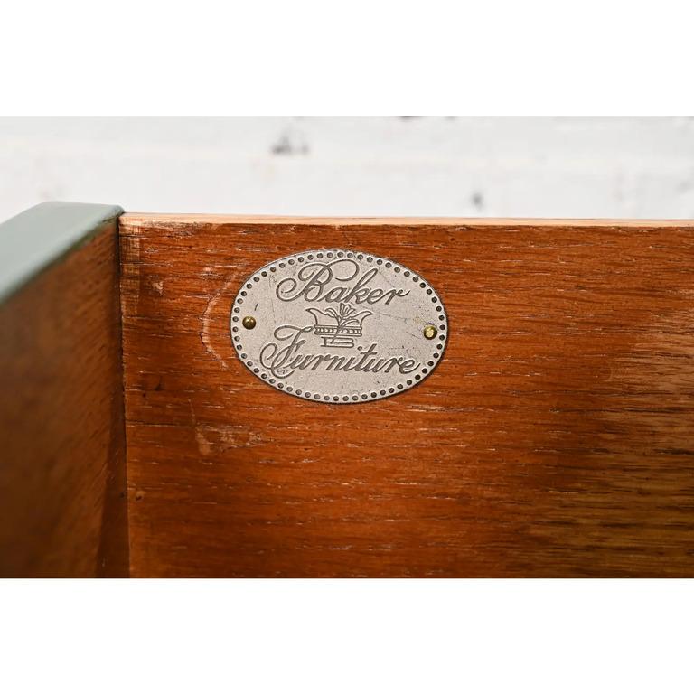 Michael Taylor for Baker Far East Collection Nightstands, Newly Refinished For Sale 2