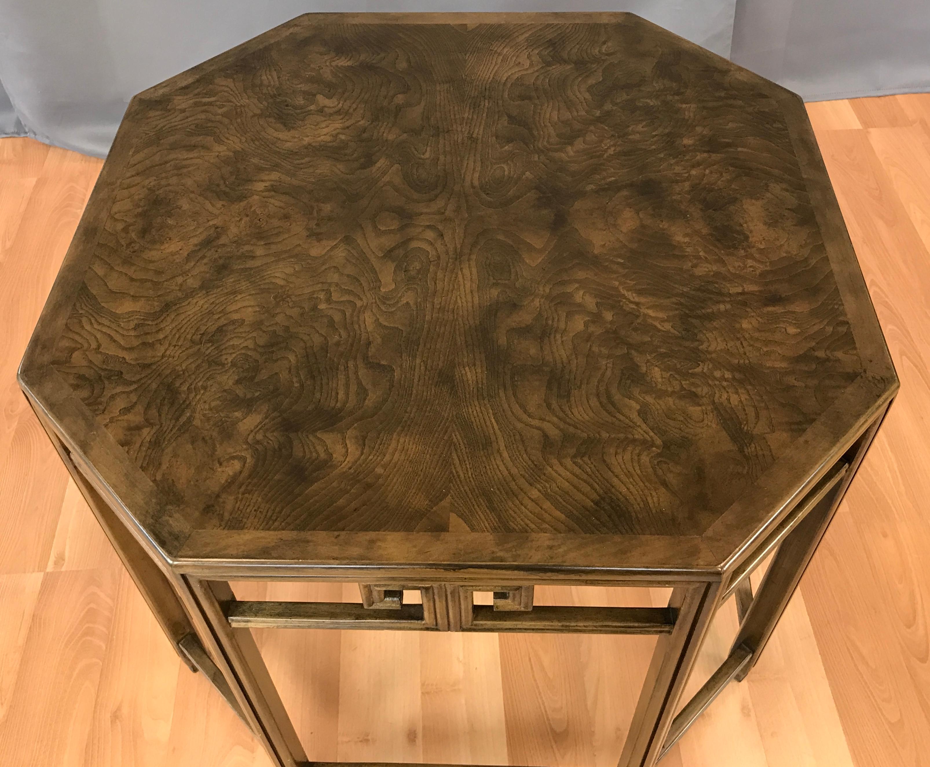 Michael Taylor for Baker Far East Collection Octagonal End Table 5