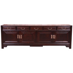 Michael Taylor for Baker Far East Collection Sideboard Credenza, Refinished