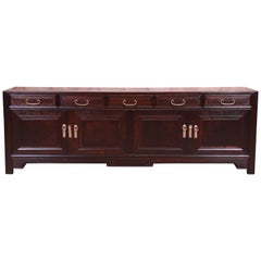 Vintage Michael Taylor for Baker Far East Collection Sideboard Credenza, Refinished