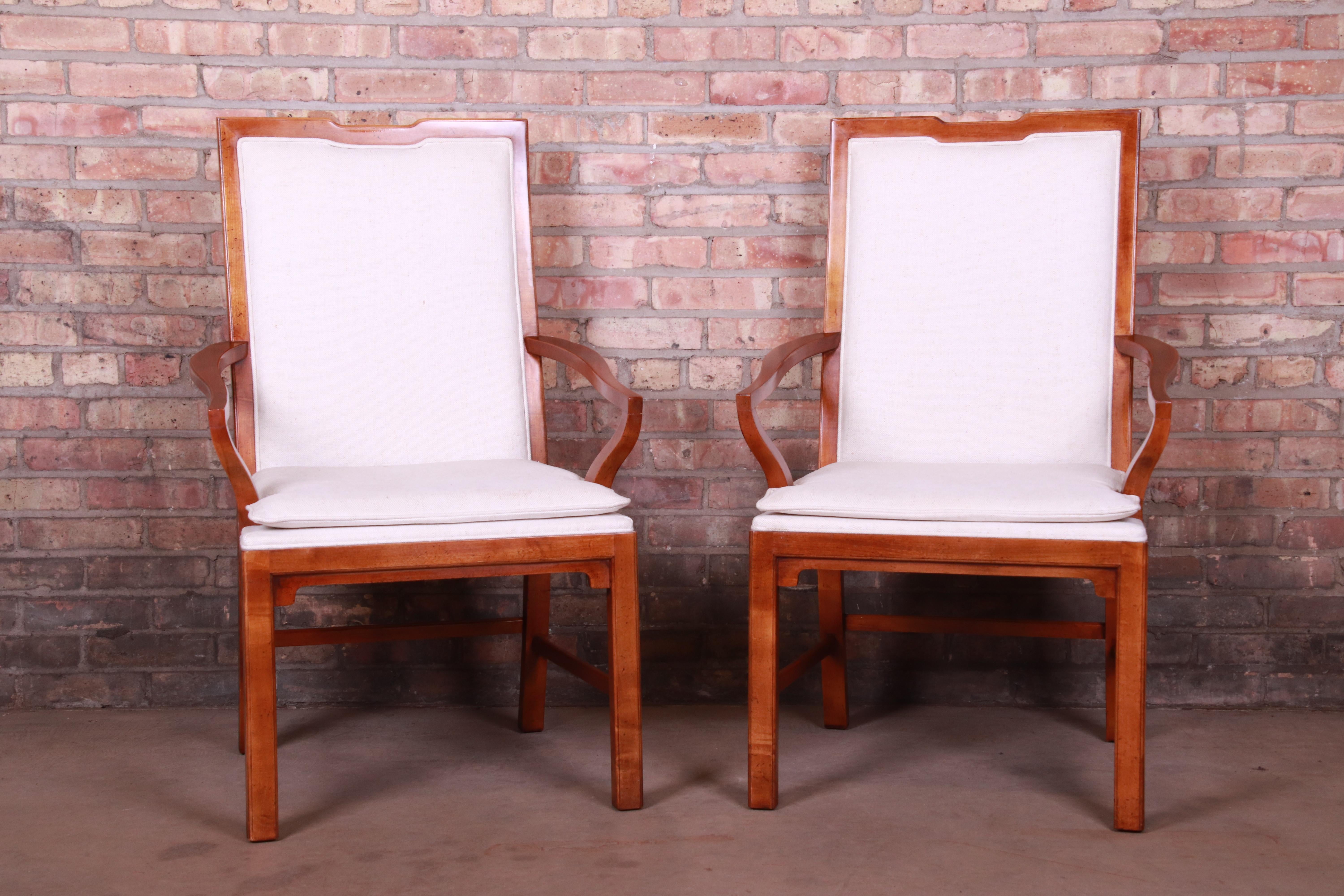An exceptional pair of midcentury Hollywood Regency chinoiserie armchairs

By Michael Taylor for Baker Furniture 