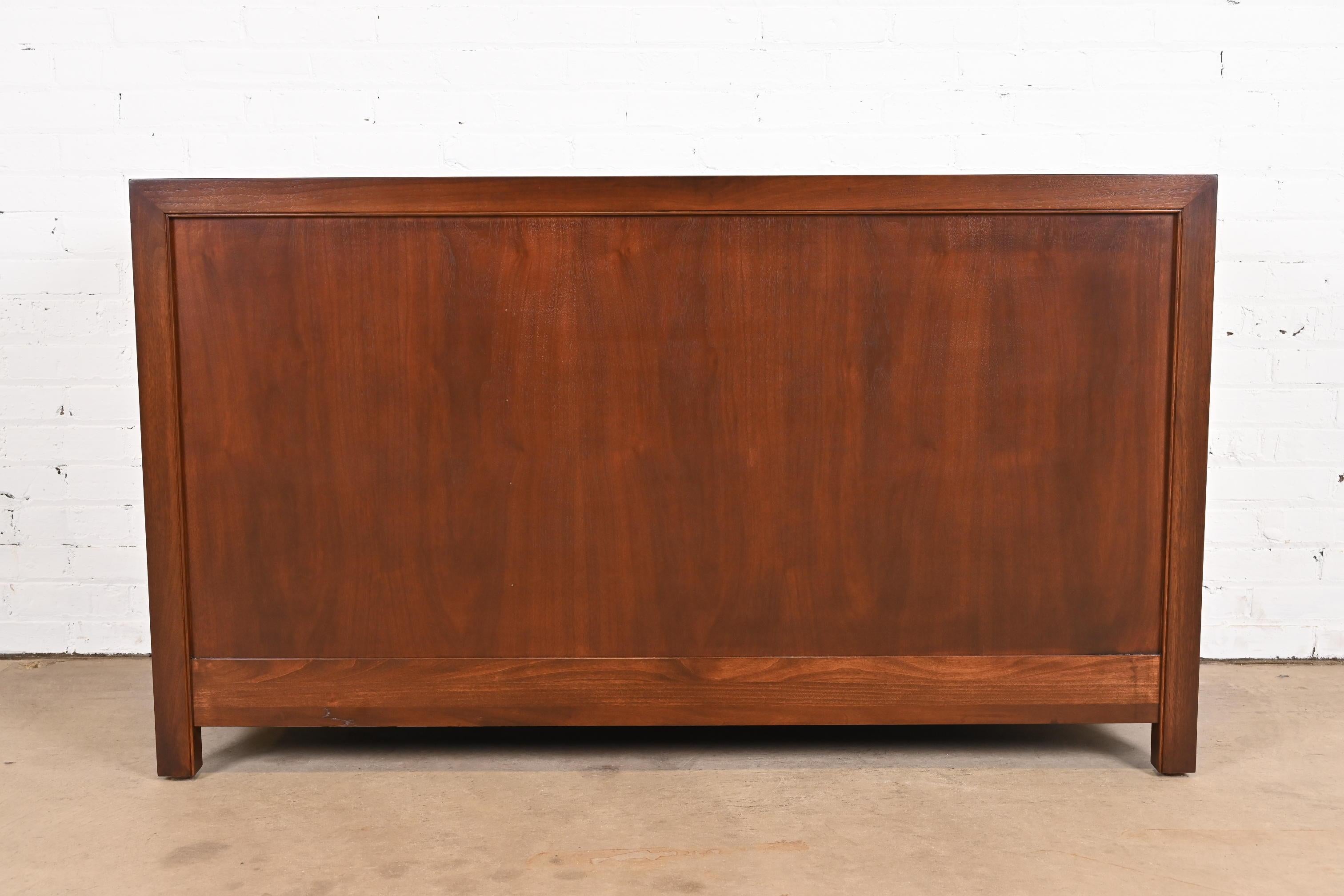 Michael Taylor for Baker Far East Collection Walnut Credenza or Bar Cabinet 8